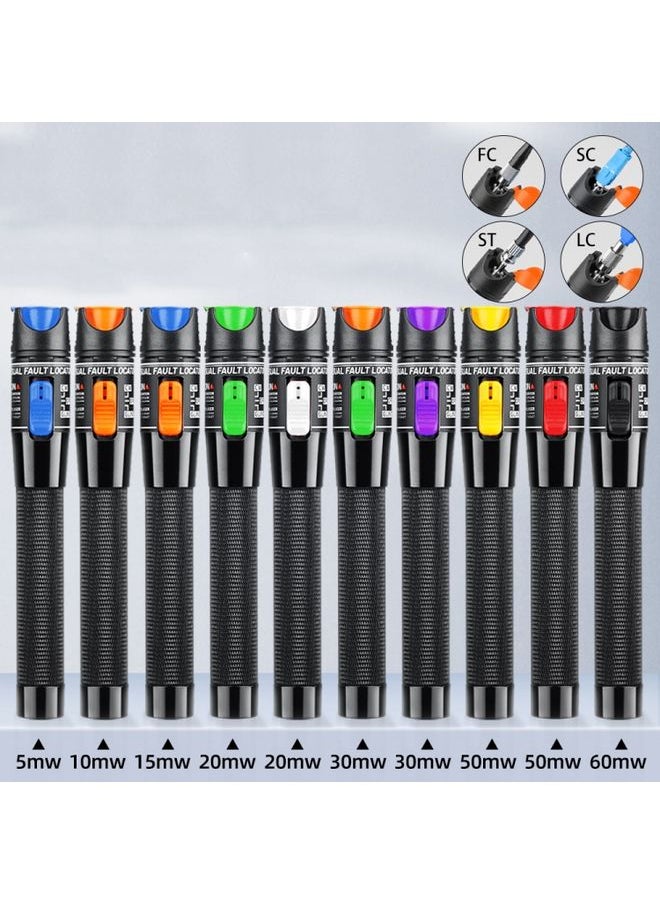BURAQ - 1-60 km Optical Fiber Red Light Pen 5/10/15/20/30/50/60MW Red Light Source Light Pen, Specification: 5mW Blue - Image 1