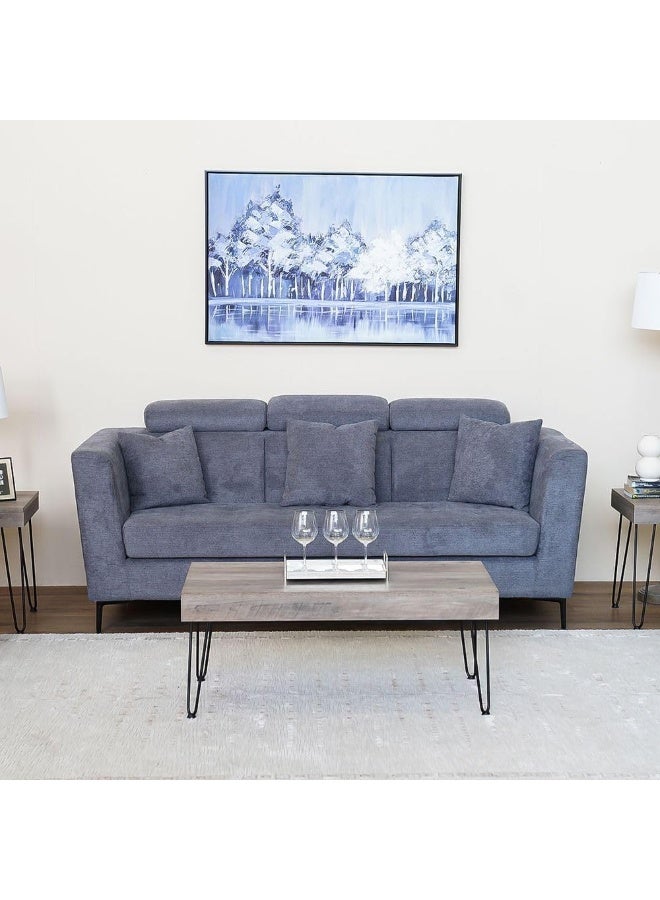 Comfynest Comfynest Camily 3Seater Sofa With 2Year Warranty 221X99X104Cm Dark Grey - Image 1