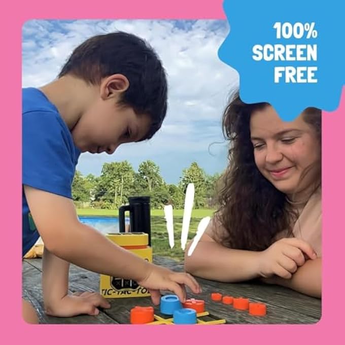 3-IN-1 ELECTRONIC TIC TAC TOE GAME, HANDHELD DIGITAL BOLT GAME WITH SILENT MODE, FUN LEARNING TOY & PORTABLE GIFT FOR KIDS AND ADULTS (PINK) - Image 4