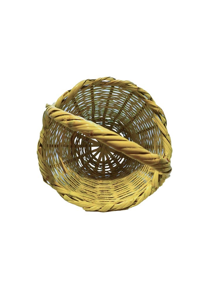 ايجيبت انتيكس سبت بلكونة خوص ارتفاع عمق 35 سم قطُر 20 سم صناعة يدوية - Image 2