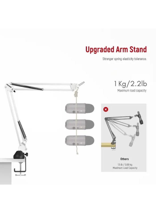 FX Studio Adjustable Microphone Stand with Table Clamp - NB35 - Image 5