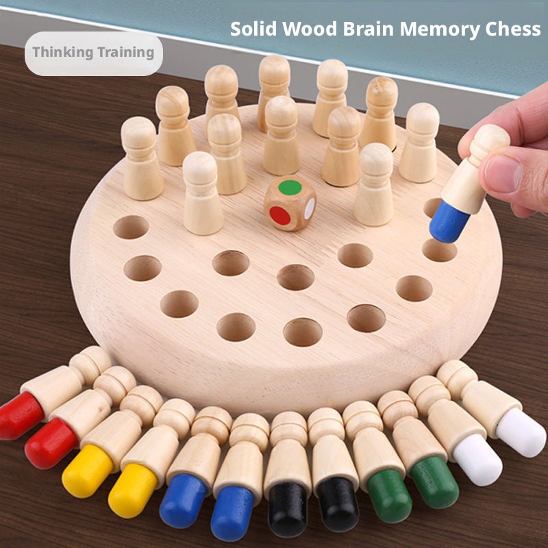 Color Memory Chess Game for Kids, Educational Toy for Concentration Training - Image 1