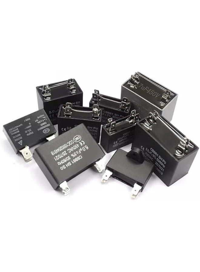 CBB61 8UF 450V Ceiling Fan Exhaust Electronic Starter Run Capacitor - Image 2