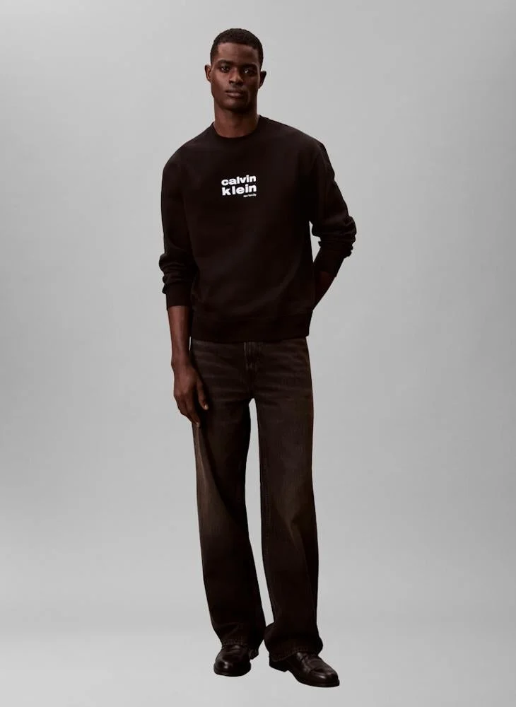 CALVIN KLEIN Graphic Pullover Sweatshirt
