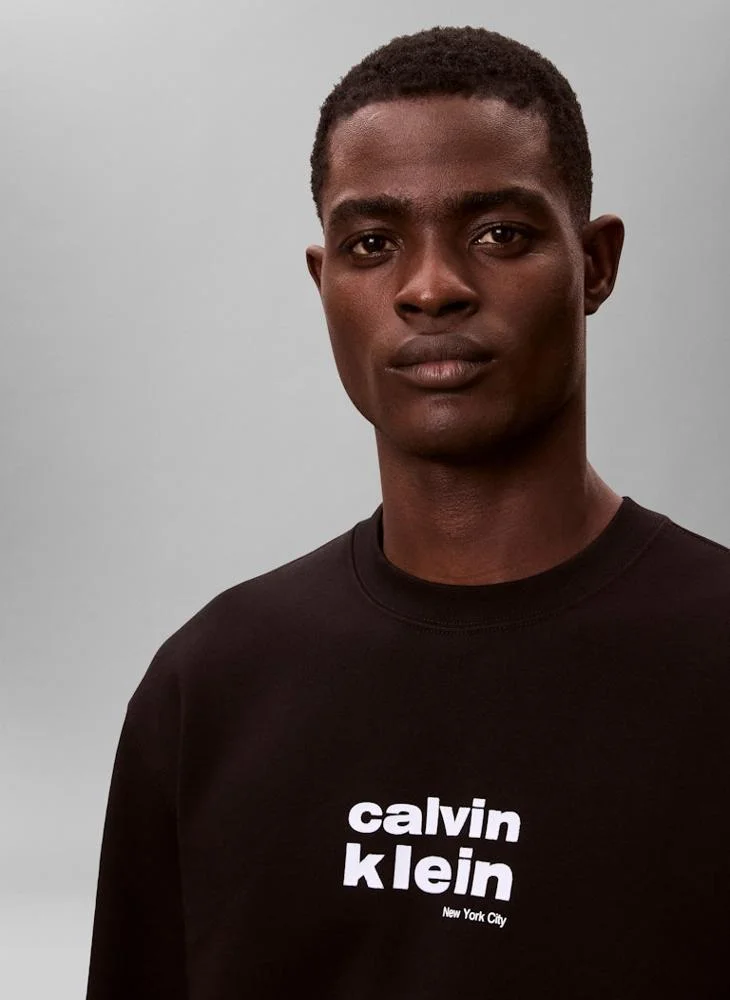 CALVIN KLEIN Graphic Pullover Sweatshirt