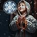 Tuanse 48 Pcs Snowflake Party Favors Snowflake Lights Gifts Bulk for Kids Glow in The Dark Snow Icy Finger Lights Classroom Rewards Prizes Gifts for Birthday Summer Boys Girls - Image 4