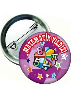 Hediye Panayırı Gift Fair Math Star Badge - 20 Pieces 