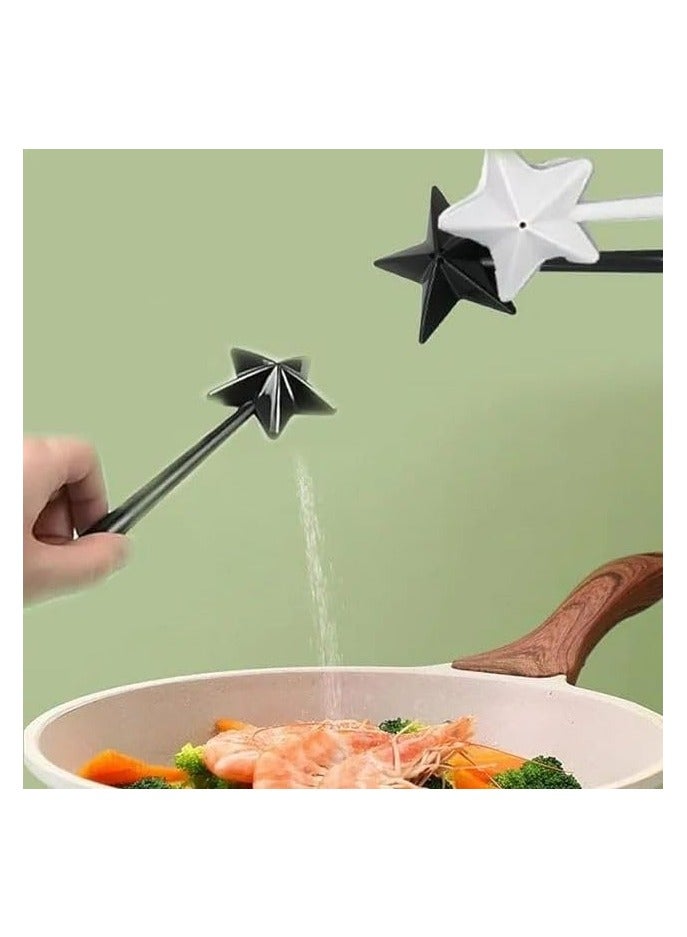 هزازات الملح السحرية مكونة من قطعتين من هزازات الملح والفلفل والصولجانات السحرية على شكل نجمة خماسية، وإكسسوارات المطبخ المصممة لتكون الإضافة المثالية لتجربة تناول الطعام الخاصة بك - Image 4