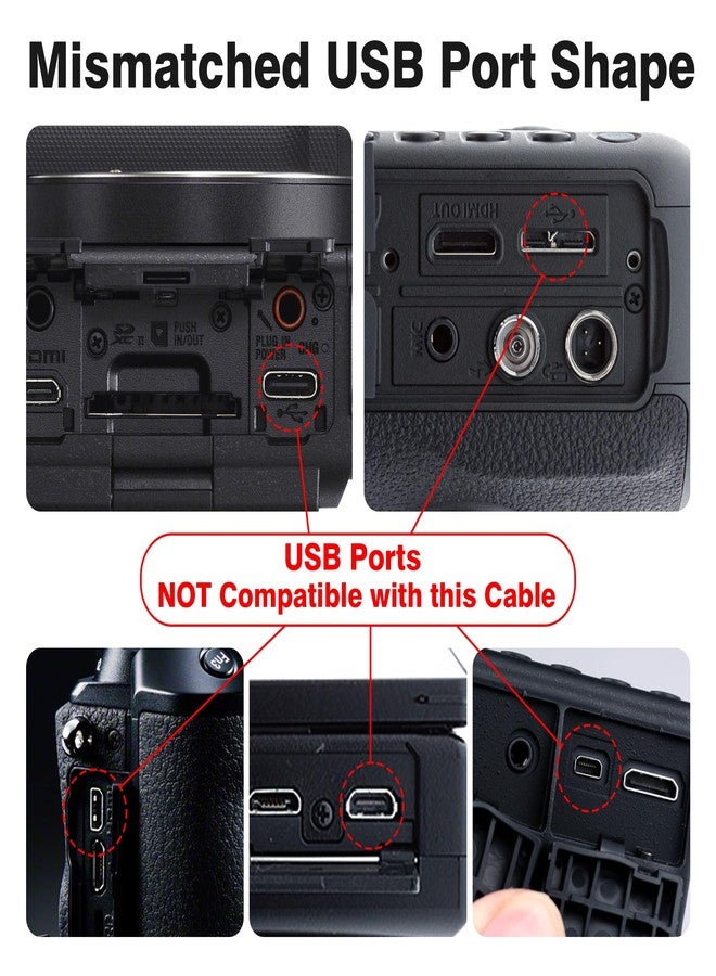 AGVEE 2 Pack 3.3ft Camera IFC-400PCU USB Data File Transfer AV Out Digital Cable Cord for Canon Rebel EOS T1i T2i T3 T3i T4i T5 T5i T6 T6i T6s T7i, PowerShot/DSLR Cameras & Vixia Camcorders, Dark Gray - Image 4