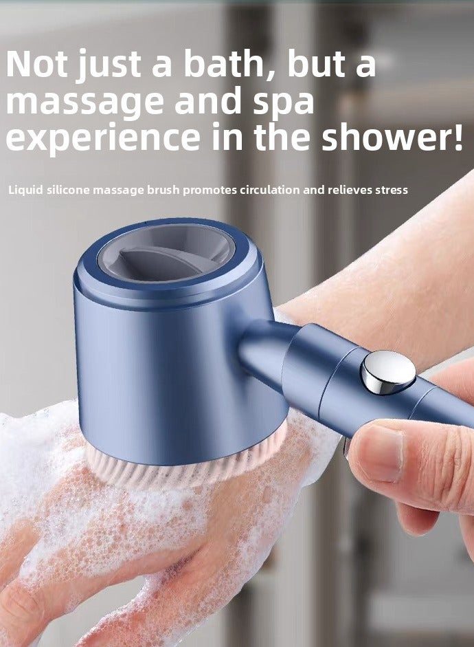 مع رأس دش باليد ، ضغط رأس دش عالي ، تدفق عالي ، أي غرفة دش مع ضغط انخفاض في الماء ، رأس دش مع خرطوم 59 بوصة ، قوس ، ومرشح واحد مدمج ، 6 إعدادات رذاذ ، طقم رأس دش قابل للإزالة - Image 2