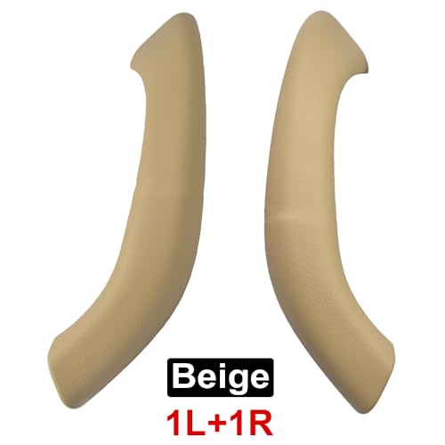 Kakulkomen Car Inner Door Panel Handle Pull Outer Cover Trim Replacement Compatible with BMW X1 X2 F48 F49 F39 2016-2020 (Beige-2PCS) - Image 5