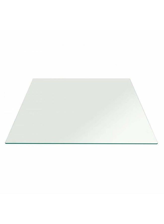 WGVI WGV Large Square Mirror Plate 8" Width, 4.5 mm Thickness, Frameless Sanded Edges, Quality Thick Candle Tray, Home Event Party Wedding Table Centerpiece Wall Decor, 1 Piece - Image 1