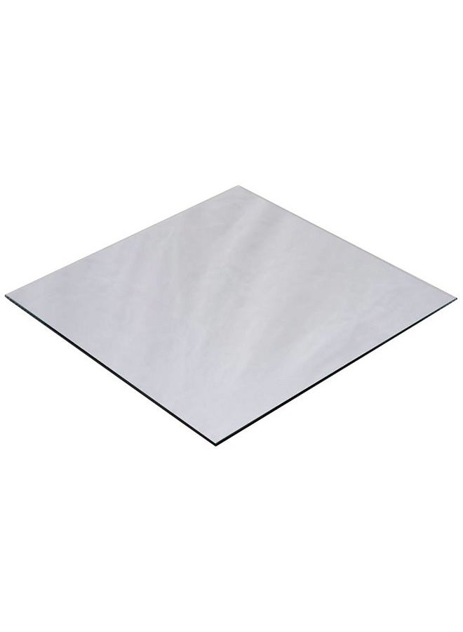 WGVI WGV Large Square Mirror Plate 8" Width, 4.5 mm Thickness, Frameless Sanded Edges, Quality Thick Candle Tray, Home Event Party Wedding Table Centerpiece Wall Decor, 1 Piece - Image 4