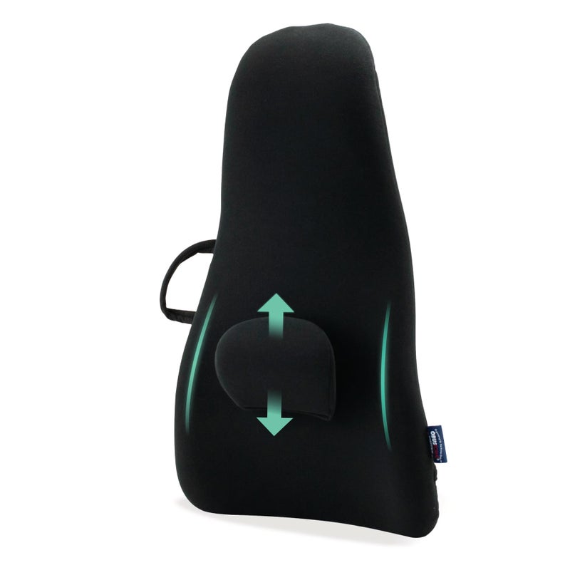 ObusForme Highback Backrest Support - Extra Tall Padded Seat Cushion and Lumbar Support Pillow, Portable Posture Support with Soft and Durable Foam - Image 1