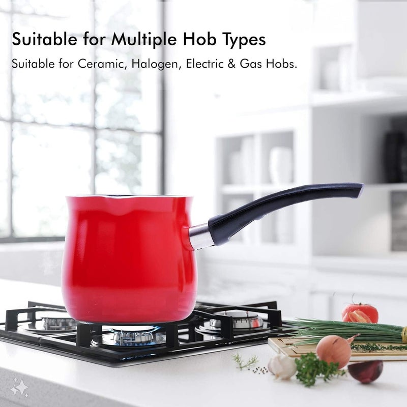 Turkish Coffee Maker Pot 19cm Non-Stick | Coffee Warmer With Heat Insulation Handle | Turkish Coffee Pot - Image 5