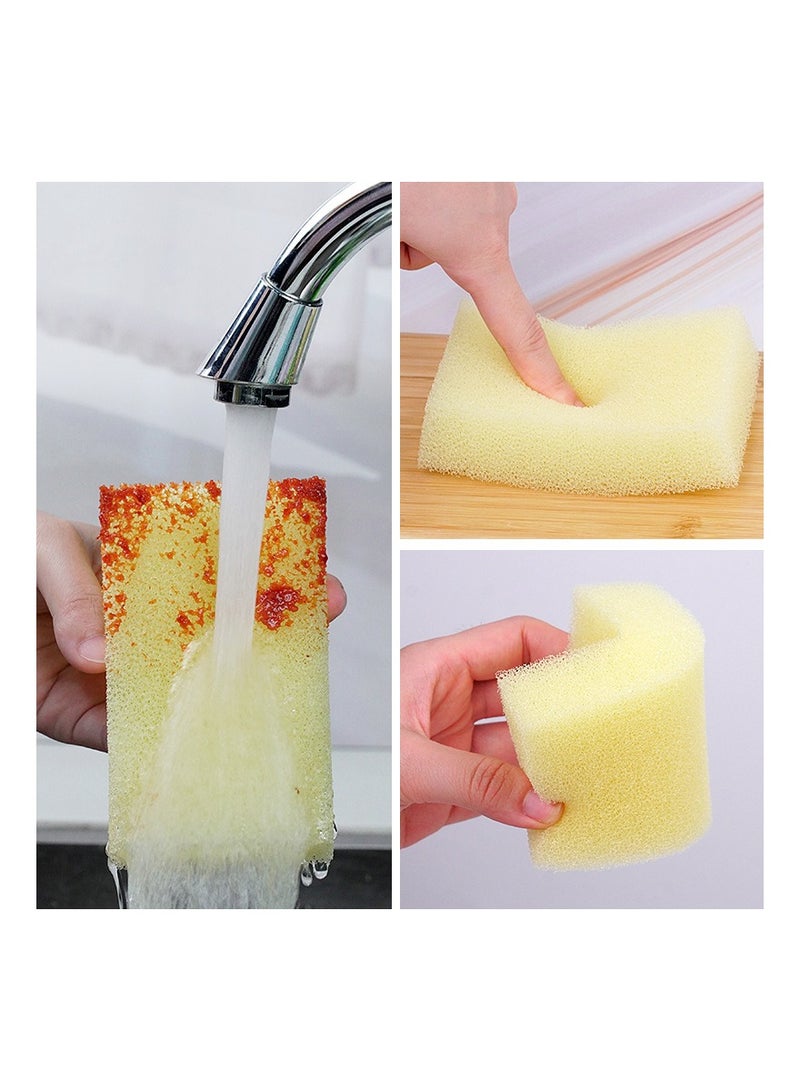 SOLARAE Kitchen Cleaning Sponges, 24 Pcs Dishes Non-Scratch Scrub Sponges, Imitation Loofah Cotton Decontamination Sponge Block, Reusable Dish Sponge for Household Cleaning Bathroom, Individually Wrapped - Image 4