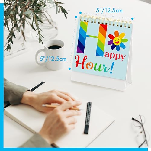 Gethelud 40 Pages Funny Desk Sign, Desktop Flip Book 34 Different Fun and Flip-Over Messages Plus 6 Pages Erasable Blank Cards for Office Gifts Desk Accessories - Image 4
