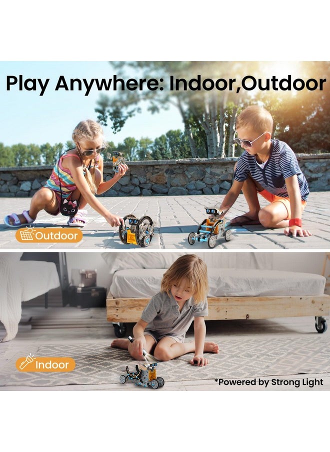 Sillbird Sillbird STEM 12-in-1 Education Solar Robot Toys for Boys Ages 8-13, DIY Building Science Experiment Kit Birthday Gifts for Kids 8 9 10 11 12 13 Years Old, Solar Powered by The Sun  - Image 4