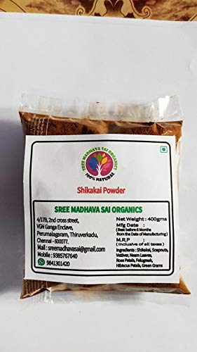 Sree Madhava Sai Organics Sree Madhava Sai Organics Shikakai Powder Natural Hair Cleanser For Deep Cleansing and soft hairs 250 gm Hair Pack Powder for Damaged Weak Hair Rich in Vitamin C 100 Pure Natural - Image 2