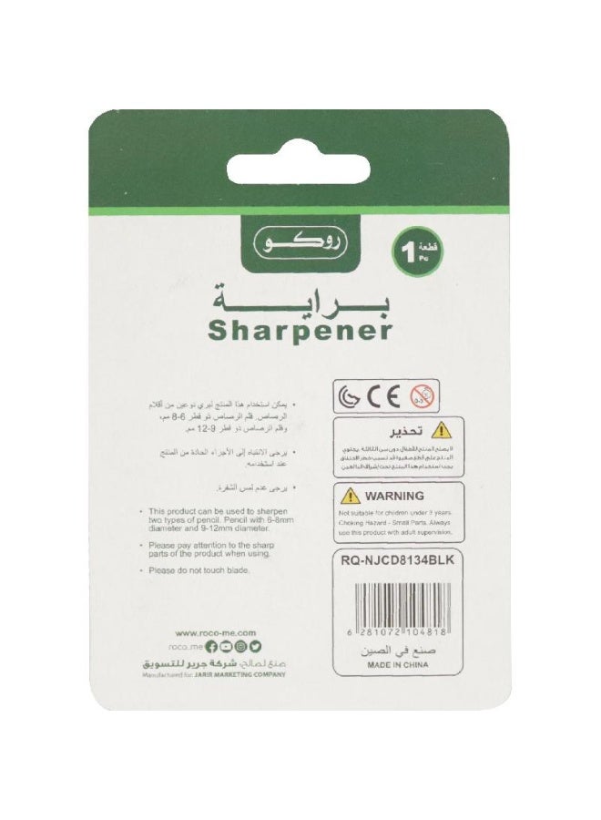 Roco Pocket Sharpener (2 Holes-Black) - Image 2