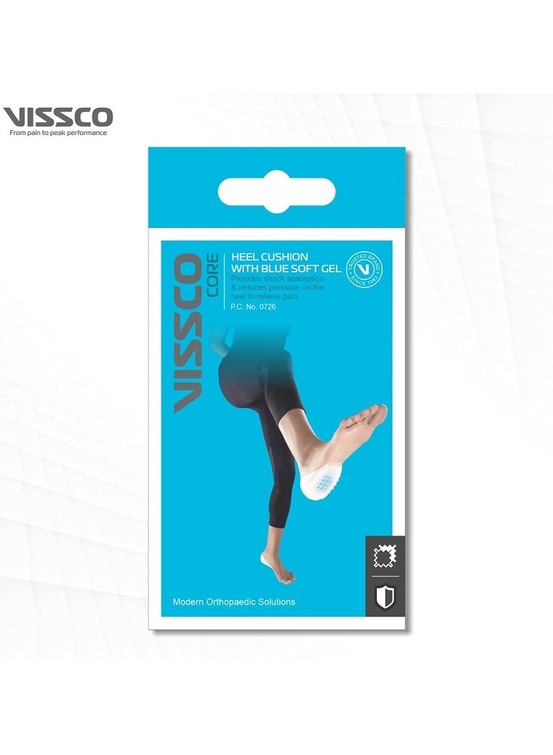 VISSCO وسادة كعب فيسكو بنقطة زرقاء - Image 1