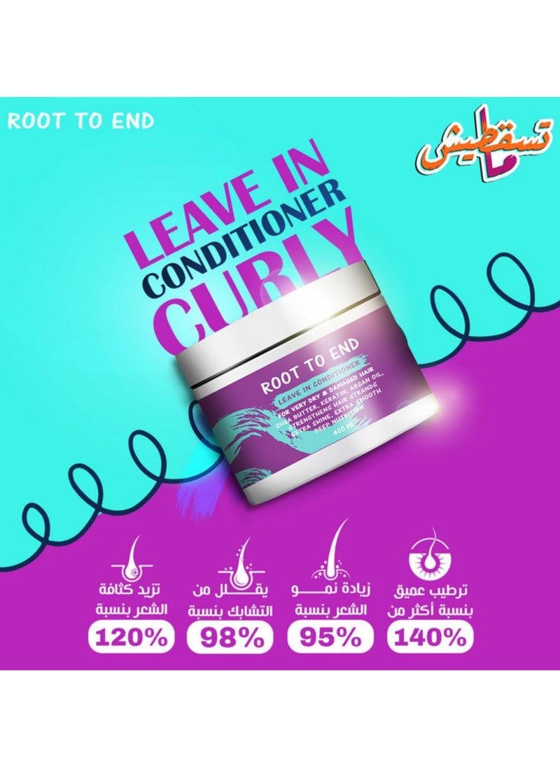 ROOT TO END - Root To End Conditioner for Dry & Damaged Hair – Nourishing & Repairing Formula – Restores Softness and Strength – 400ml - Image 1
