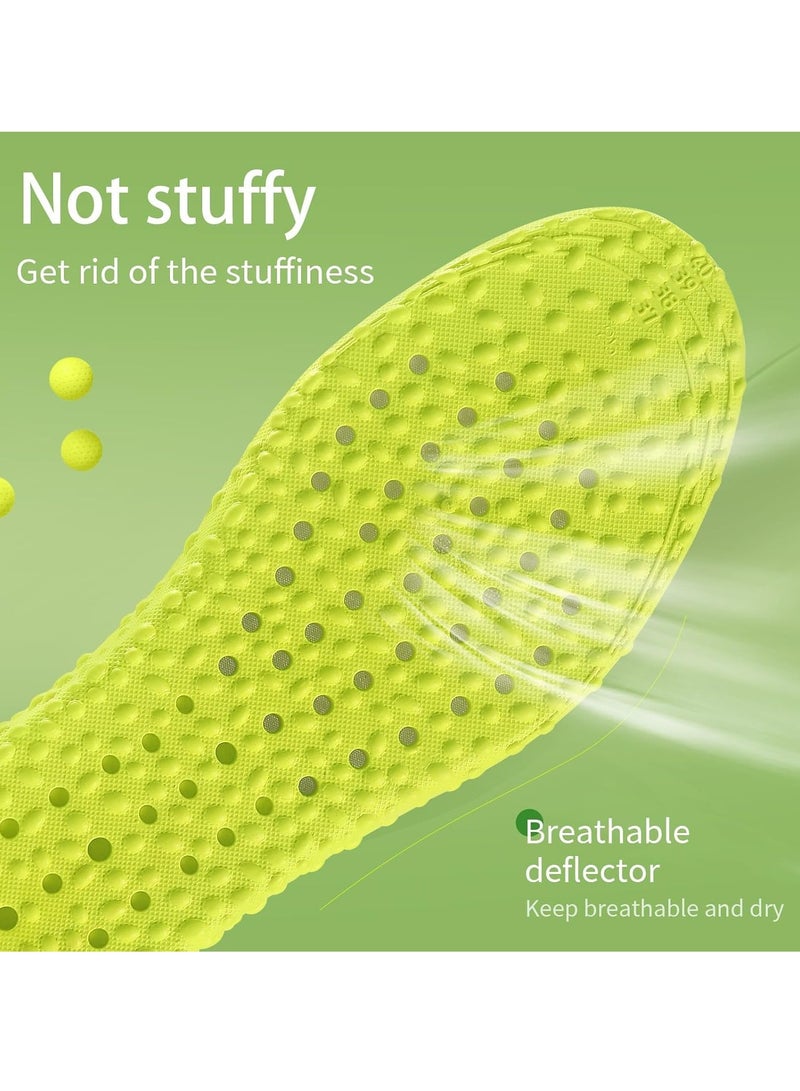 GUDOO زيادة الطول باطن الأحذية وسادة هوائية باطن أحذية عالي إدراج كعب للرجال والنساء وسادة كعب امتصاص الصدمات تخفيف آلام القدم - Image 4