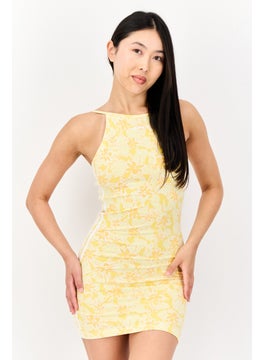 adidas Originals Women Regular Fit Sleeveless Outdoor Dress, Yellow  - Image 1