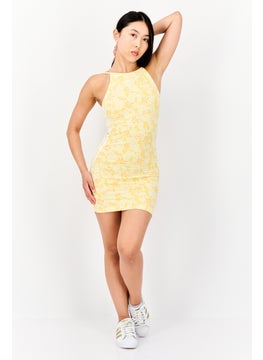 adidas Originals Women Regular Fit Sleeveless Outdoor Dress, Yellow  - Image 2