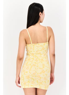 adidas Originals Women Regular Fit Sleeveless Outdoor Dress, Yellow  - Image 4