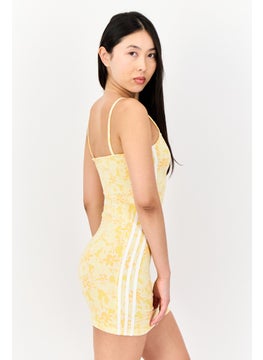 adidas Originals Women Regular Fit Sleeveless Outdoor Dress, Yellow  - Image 3