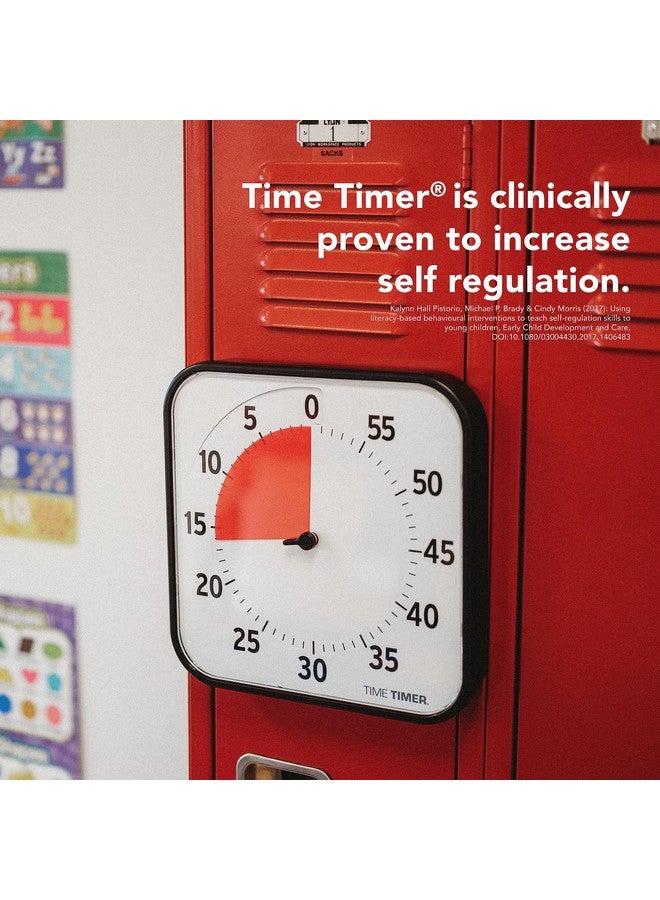 TIME TIMER 12 inch Visual Timer 60 Minute Kids Desk Countdown Clock with Dry Erase Activity Card, Also Magnetic for Classroom, Homeschooling Study Tool, Task Reminder, Home and Kitchen Timer - Image 4