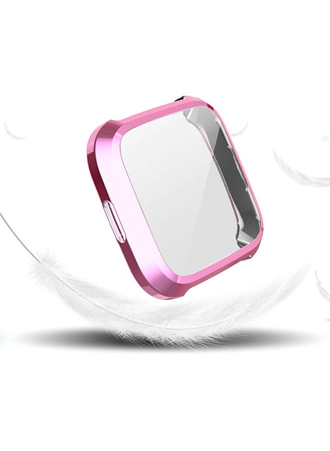 NIBEMINENT Slim Full Screen Protector Protect Frame Case Cover For Fitbit Versa Lite Watch Purple  - Image 3