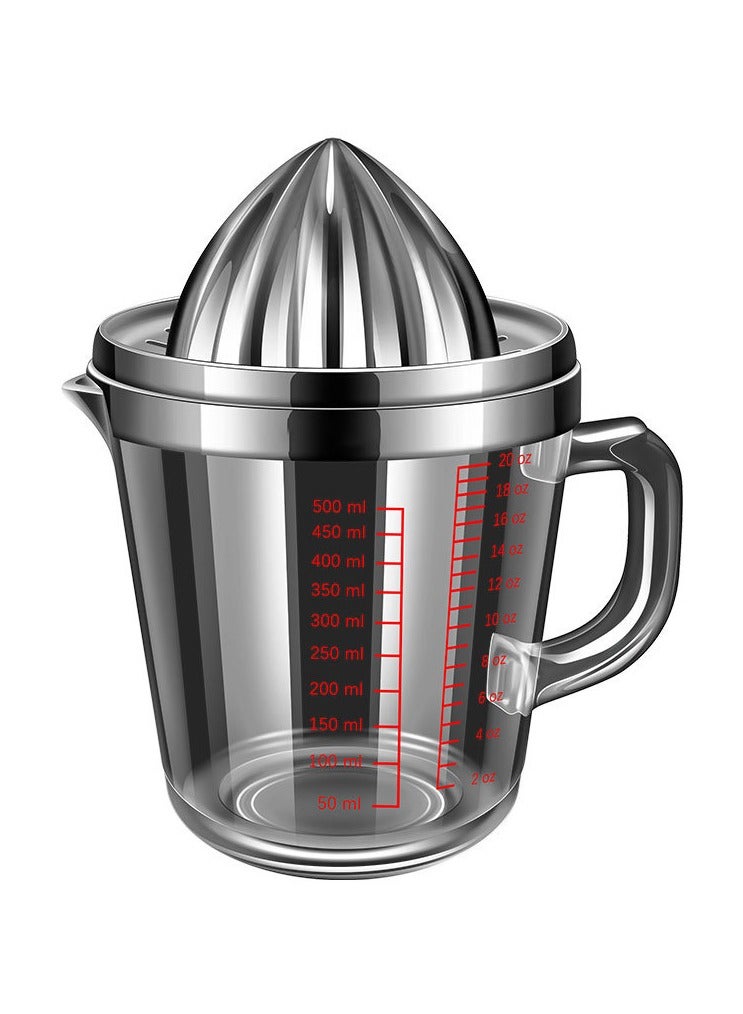 general Stainless steel manual juicer cup home orange juicer thickened glass juicer lemon juicer - Image 3