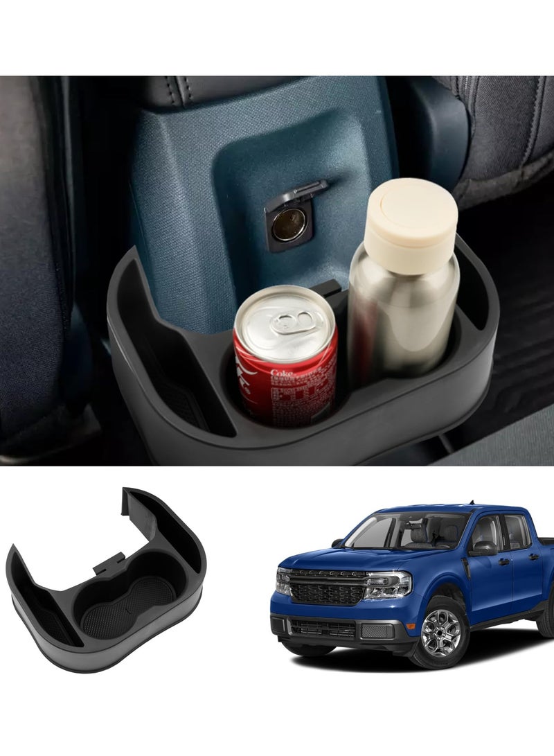 Excefore Cup Holder Insert for 2024 Ford Maverick, Cup Holder Expander and Organizer, Compatible with 2022-2024 Ford Maverick, Water Bottle Expander Drink Holders, Accessories for Rear Seat Cup Holders - Image 1