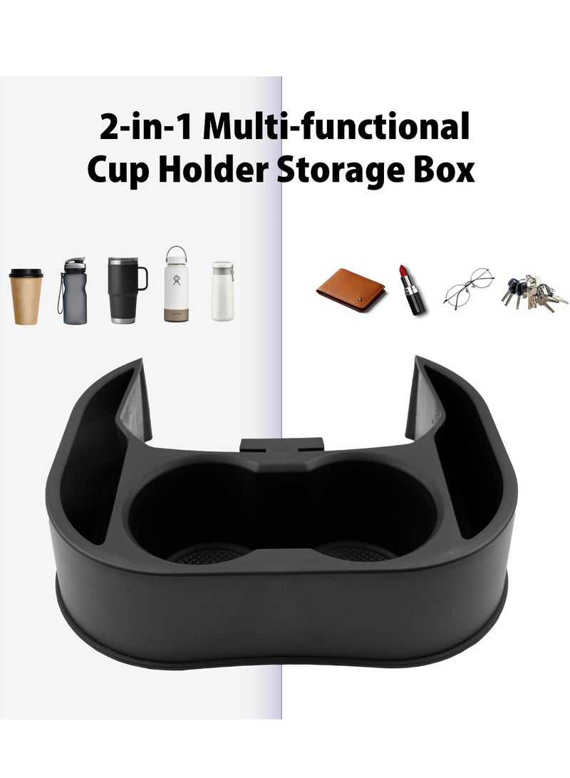 Excefore Cup Holder Insert for 2024 Ford Maverick, Cup Holder Expander and Organizer, Compatible with 2022-2024 Ford Maverick, Water Bottle Expander Drink Holders, Accessories for Rear Seat Cup Holders - Image 3
