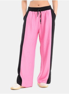 Color Block Pants with Slits