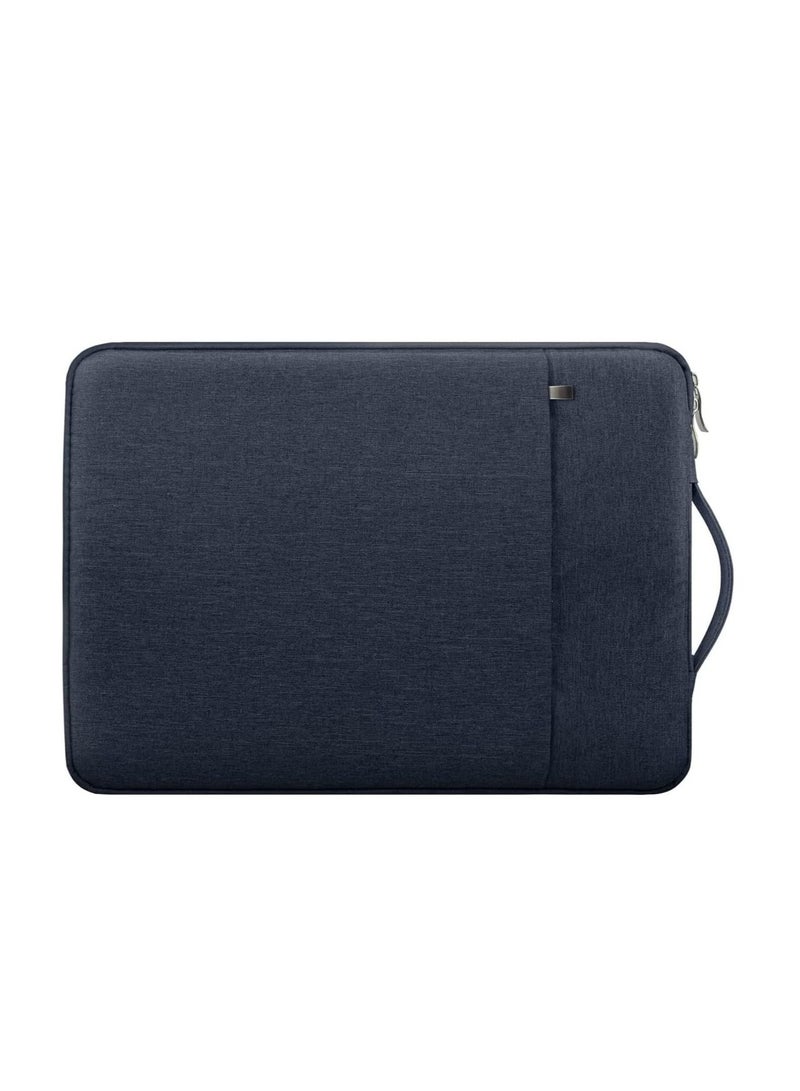 NTECH Waterproof Laptop Sleeve Case with Handle for 2021 New M1 2016 2020 13in MacBook Air/Pro 13.3in Navy Blue - Image 1