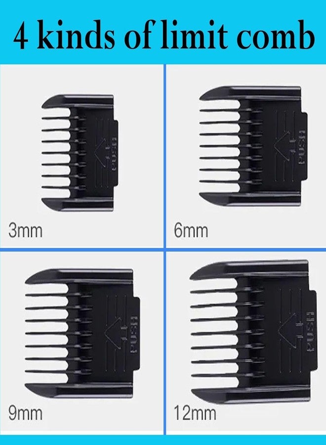 DREWIT STAR Rechargeable Cordless Hair Clippers Men, Women, Pets with 4 Mounting Combs Clippers for Men Haircut, Beard, Sideburns, Goatees Stubble Professional Hair Clippers with Scissors - Image 5