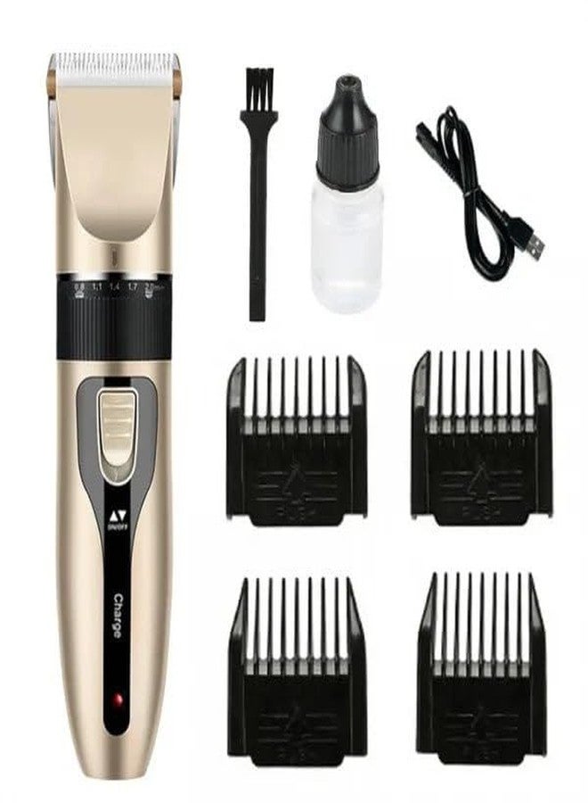 DREWIT STAR Rechargeable Cordless Hair Clippers Men, Women, Pets with 4 Mounting Combs Clippers for Men Haircut, Beard, Sideburns, Goatees Stubble Professional Hair Clippers with Scissors - Image 1