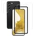 HKKAIS Screen Protector For Samsung Galaxy S22 S22 Plus Tempered Glass 2Pack Camera Lens Protector Film 2Pack With Easy Alignment Tool - Image 2