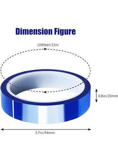 Heat Tape 2 Pack High Temperature Heat Resistant Tape Heat Resistant Tape Set For Heat Transfer Electronics Masking And Heat Press No Residue High Temperature Tape - pzsku/ZCFABCB74CEA3C6857381Z/45/_/1740916252/a8dfa6f7-12f8-4e10-a670-e885de09df2b