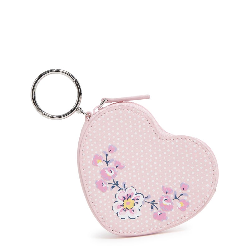 Vera Bradley Bag Charm Keychain, Mon Amour Soft Blush, One Size - Image 1