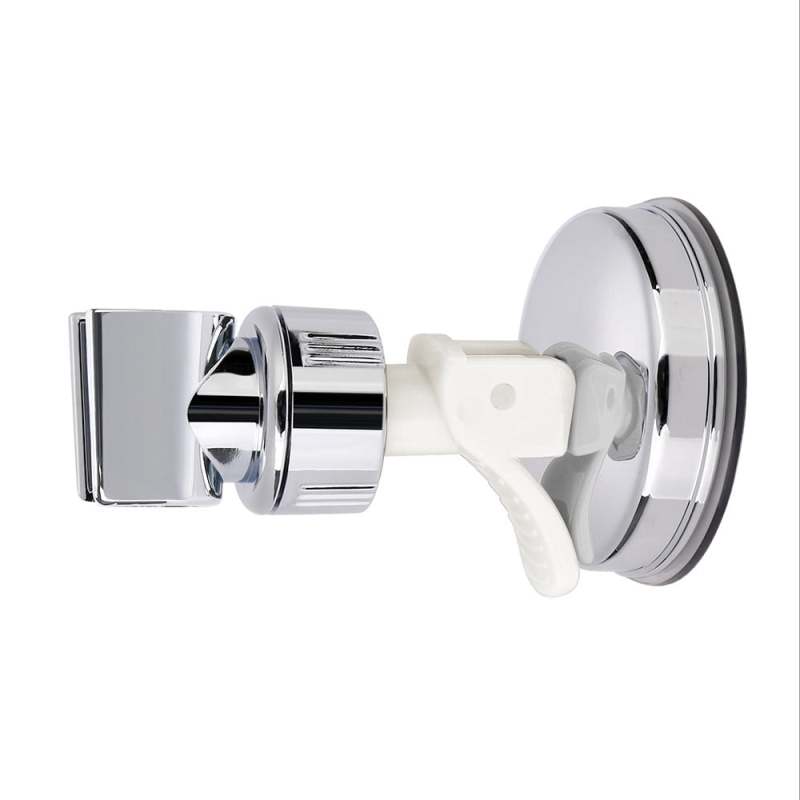 Shower Head Holder: Silver 4.70 X 3.90 X 2.80 In - Adjustable Suction Shower Holder for Bathroom Wall Mount - Image 4