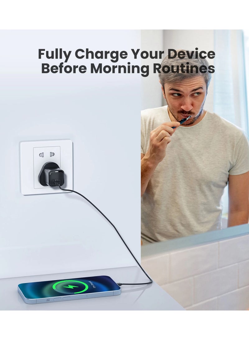 VYVYLABS شاحن Vyvylabs Mini size GaN Fast Charger 30W C أسود - Image 4