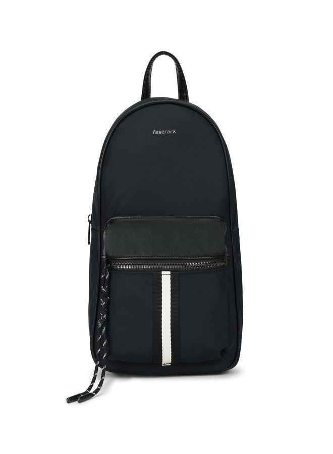 Fastrack Nylon Nova Backpack | Spacious Nylon Backpack | Quick-Access Pocket & Adjustable Faux-Leather Straps - Image 1