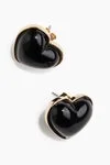 H&M Heart-shaped stud earrings