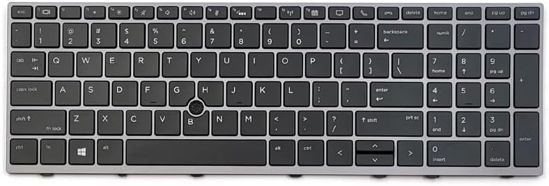 قطع جديدة للحاسوب المحمول لوحة مفاتيح إضاءة خلفية أمريكية لسلسلة حاسوب HP Elitebook 850 G5 و855 G5 و755 G5 و750 G5 - Image 2