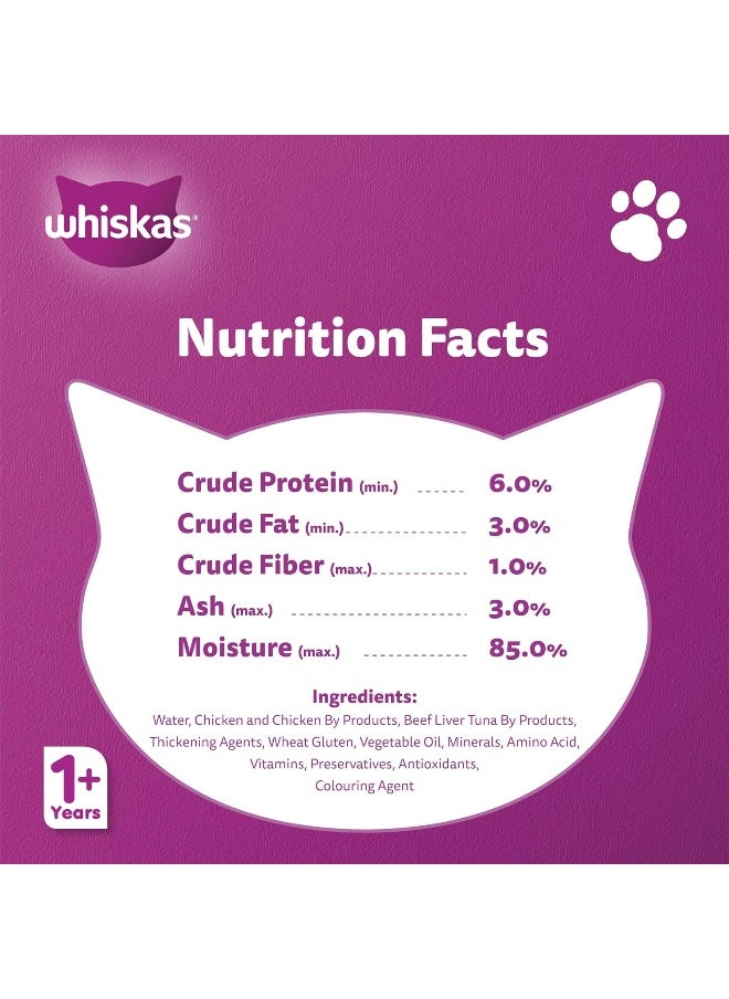 Whiskas Chicken in Gravy Wet Cat Food Pack of 24x80g - pzsku/ZCFAC29EC73FFB5F4953BZ/45/_/1739562375/96838449-77fe-49d2-9c48-be58de2098c3