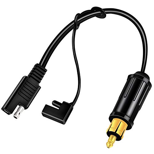 Zhovee BMW Cigarette Lighter Splitter Adapter SAE Connector to DIN Plug for Car Power Charger Port - Image 1